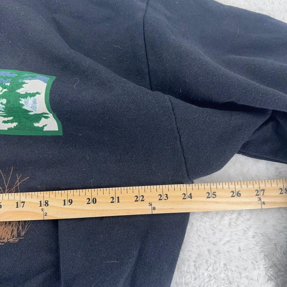 Vintage Deer Wildlife Sweatshirt Mens Large Nature‎ Crewneck Buck Outdoors 90s